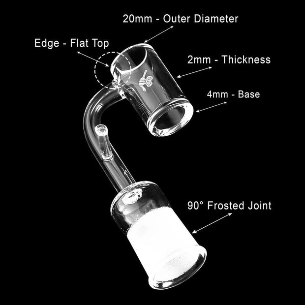 ENAIL ORIGINAL QUARTZ BANGER - 90° DEGREE | YL - Headshop.com