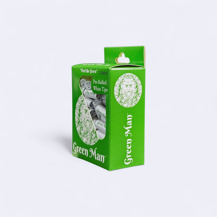 Green Man 100ct Pre-Rolled Tips - Headshop.com