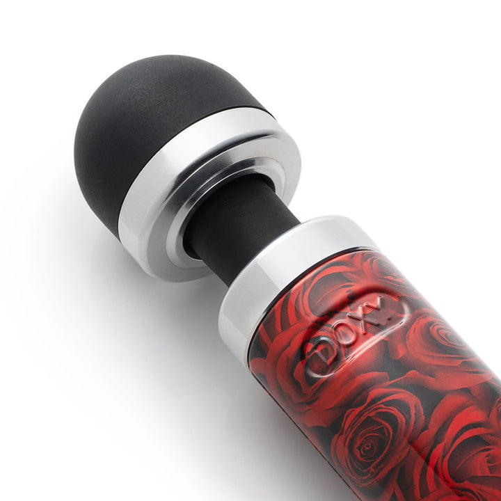 Doxy Die Cast 3R Rechargeable Compact Wand Vibrator Roses - Headshop.com