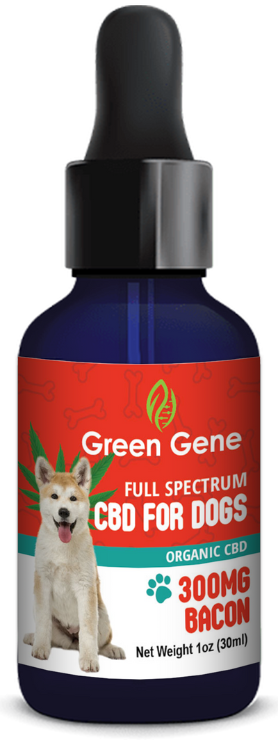 Full Spectrum CBD Oil for Dogs Bacon Flavor for Canine Happiness (300MG-600MG) - Headshop.com