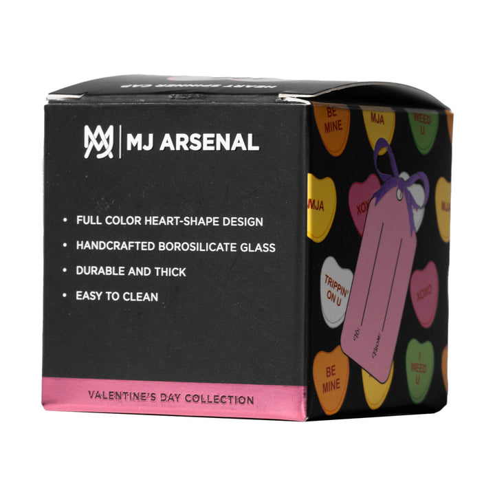 MJ Arsenal Heart Spinner Carb Cap Valentine's Day - Headshop.com