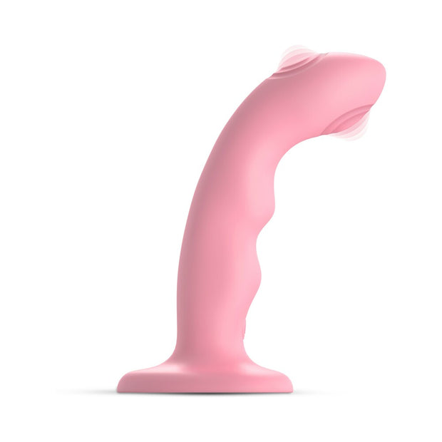 Strap-On-Me Tapping Dildo Wave Coral Pink - Headshop.com