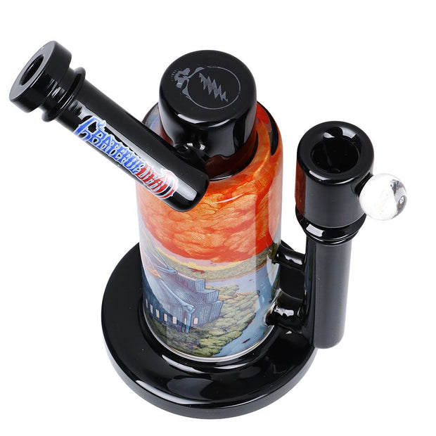 Grateful Dead x Pulsar Inside Print Water Pipe - 8.5" / 14mm F / Boxer - Headshop.com