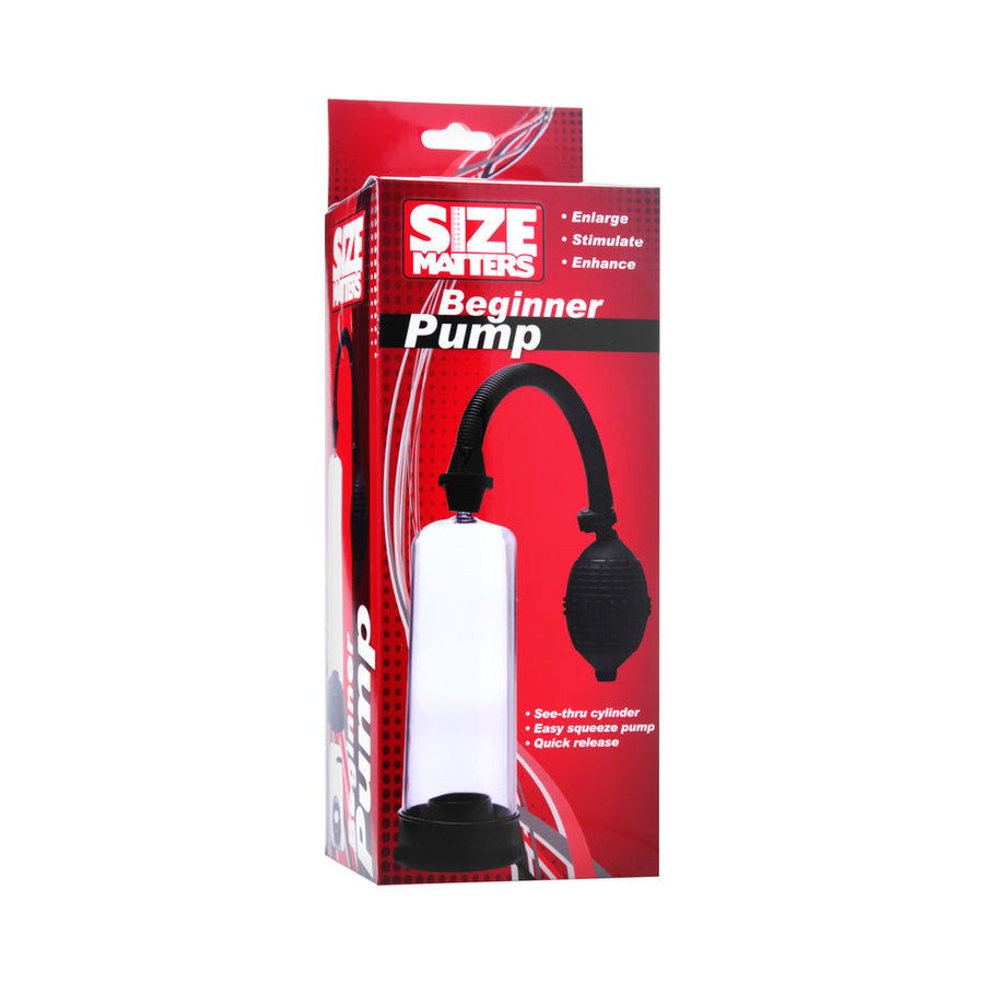 Size Matters Beginner Pump Packaged (Clear) - Headshop.com