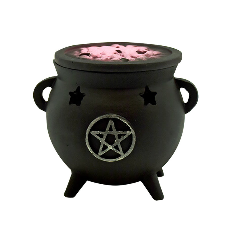 Pentagram Cauldron Incense Burner - 3" - Headshop.com