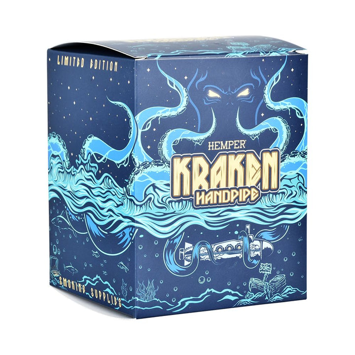 Hemper Kraken Glass Hand Pipe - 4" - Headshop.com