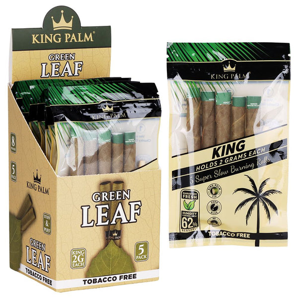 8CT DISPLAY - King Palms Pre-Roll Wraps - 5pc / King Size 8CT DISPLAY - King Palms Pre-Roll Wraps - 5pc / King Size