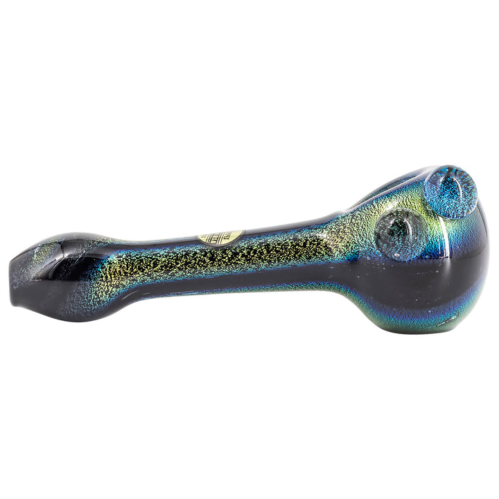 LA Pipes Full Dichro Spoon with Clear Marbles - Headshop.com