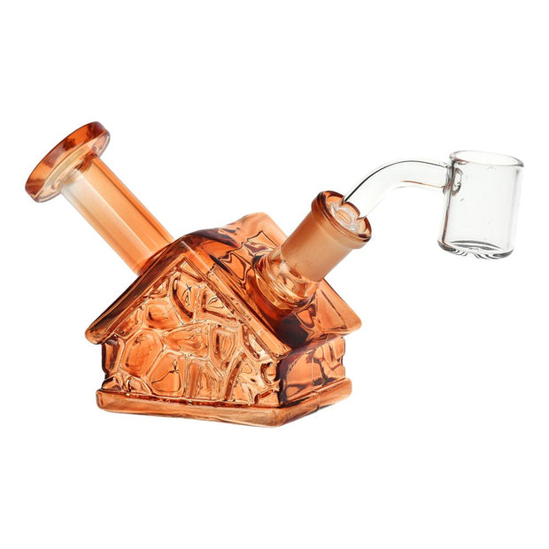 Delightful Dwelling Glass Dab Rig - 3.75" / 14mm F / Colors Vary - Headshop.com