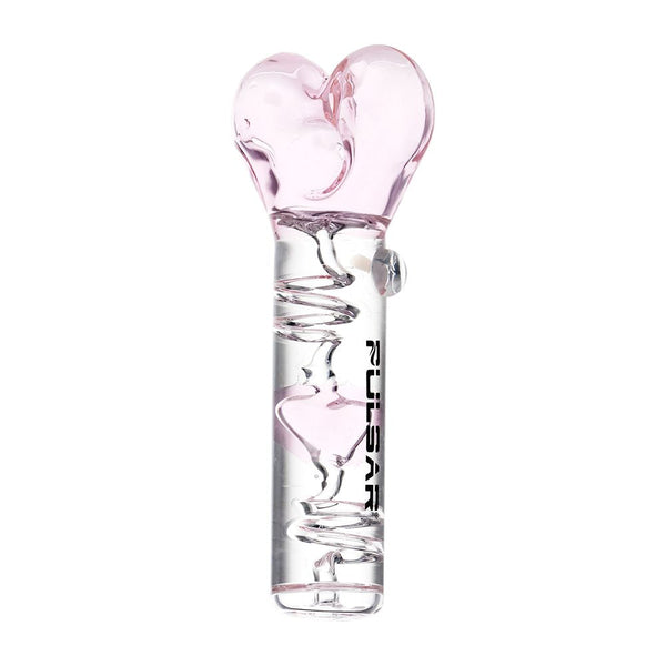 Pulsar Cool Down My Heart Glycerin Glass Hand Pipe - 5.5" Pulsar Cool Down My Heart Glycerin Glass Hand Pipe - 5.5"