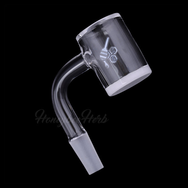 HONEY & MILK BEVEL QUARTZ BANGER - 90° DEGREE | YL - Headshop.com