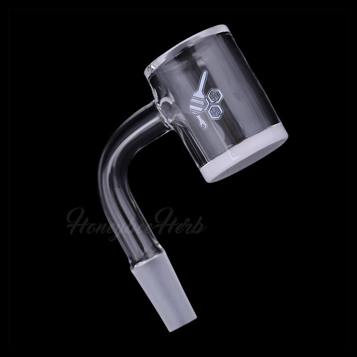 HONEY & MILK BEVEL QUARTZ BANGER - 90° DEGREE | YL - Headshop.com