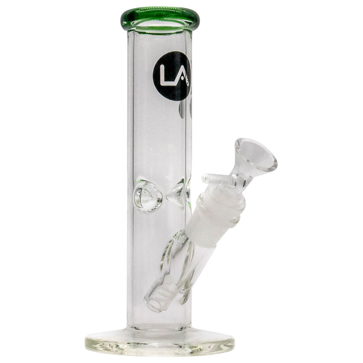 LA Pipes Straight Shooter Bong - Multiple Colors - 8" - Headshop.com