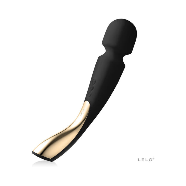LELO SMART WAND 2 Large Rechargeable Wand Vibrator Black - Headshop.com