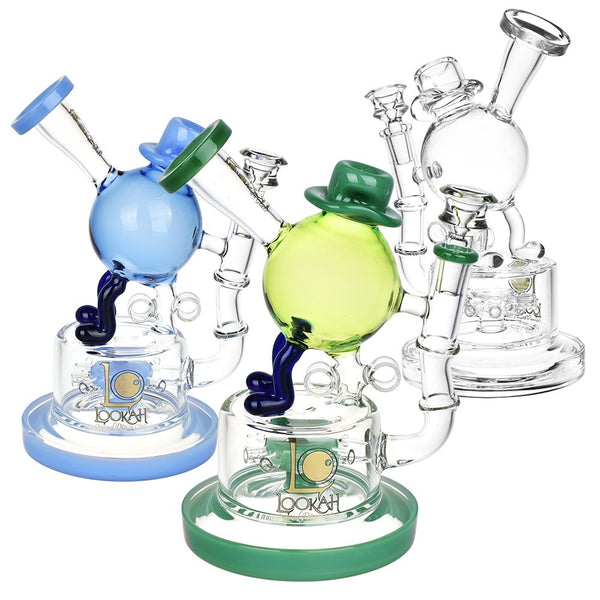 Lookah Glass Dancing Hat Water Pipe | 10.75" | 14mm F Lookah Glass Dancing Hat Water Pipe | 10.75" | 14mm F