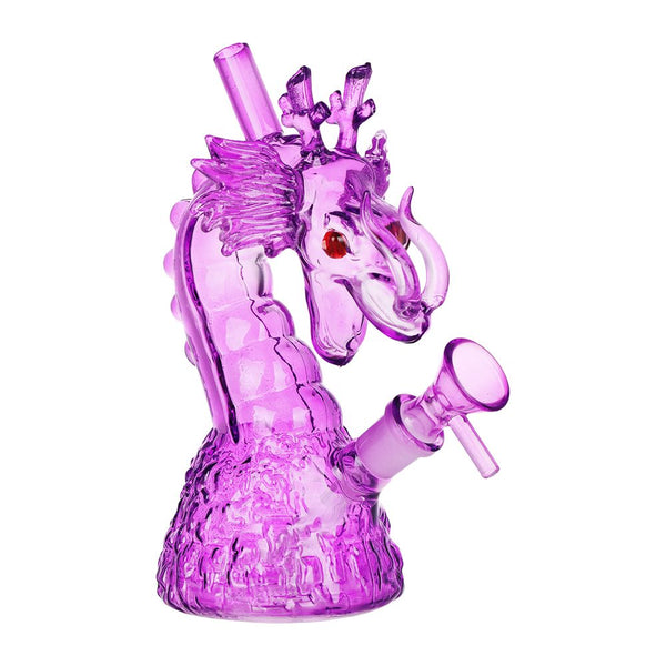 SeshGear Rising Dragon Glass Water Pipe | 6.75" | 14mm F SeshGear Rising Dragon Glass Water Pipe | 6.75" | 14mm F
