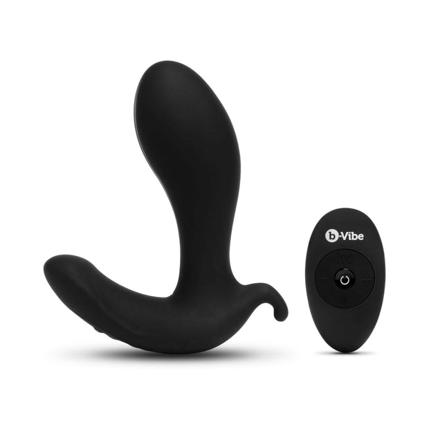 b-Vibe Expand Expanding and Vibrating Remote Control Plug Black - Headshop.com