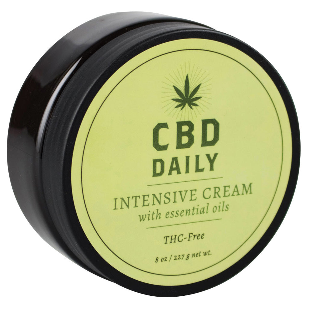 Earthly Body CBD Daily Intensive Cream - 8oz - Headshop.com