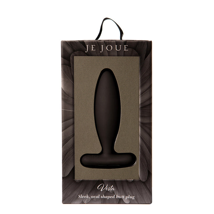 Je Joue Vesta Vibrating Butt Plug Black - Headshop.com