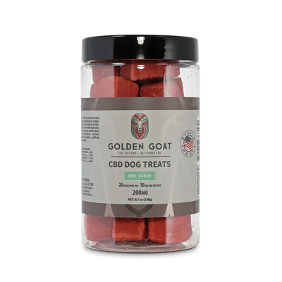 CBD Dog Treats 200MG for Relaxation and Stress by Golden Goat - Headshop.com