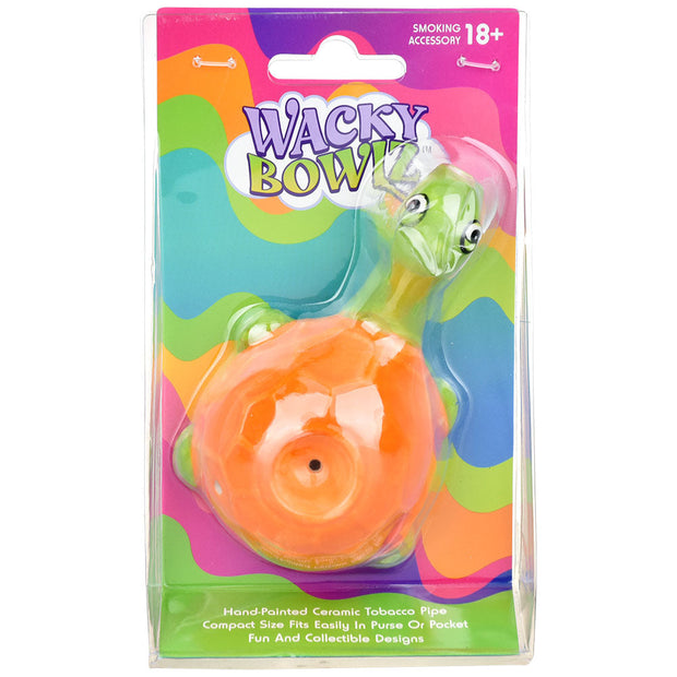 Wacky Bowlz Sea Turtle Ceramic Pipe - 4.5" - Headshop.com