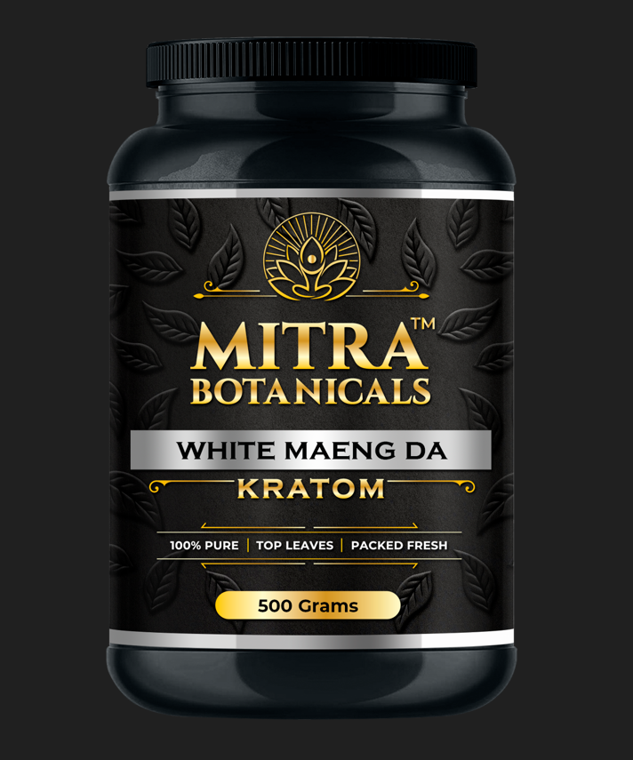 Mitra Botanicals White Maeng Da – Kratom (500 Grams Powder) - Headshop.com