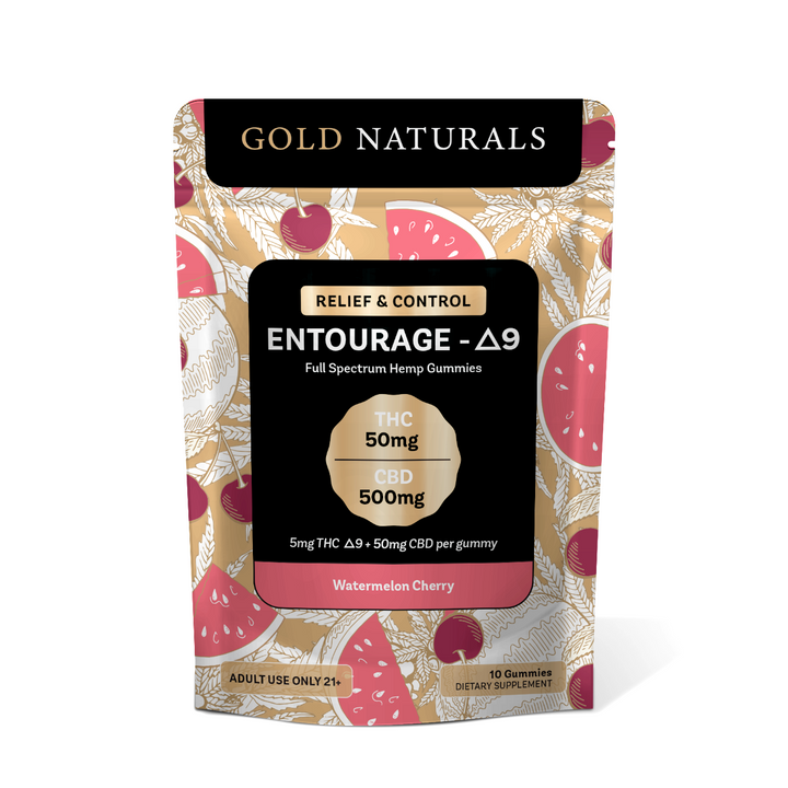 Gold Naturals 5 mg Entourage Δ9 Gummy - Headshop.com