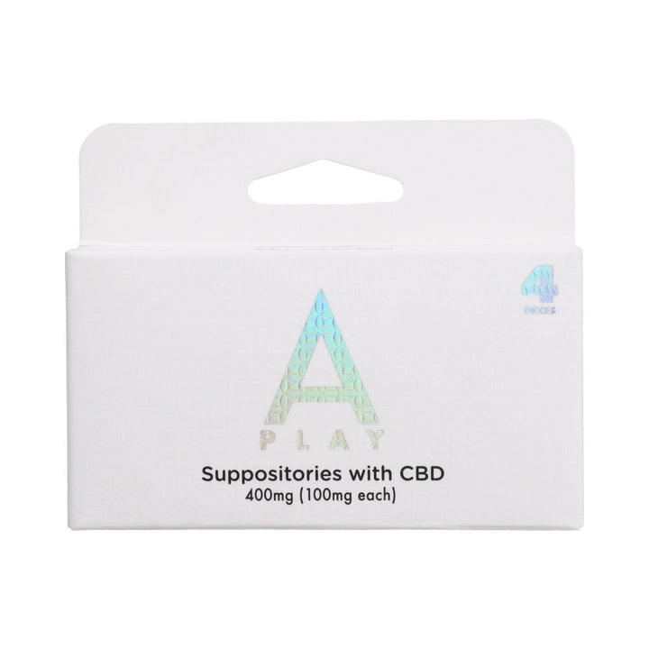 A-Play Suppositories with CBD 400mg (100mg/ea)4 pcs - Headshop.com