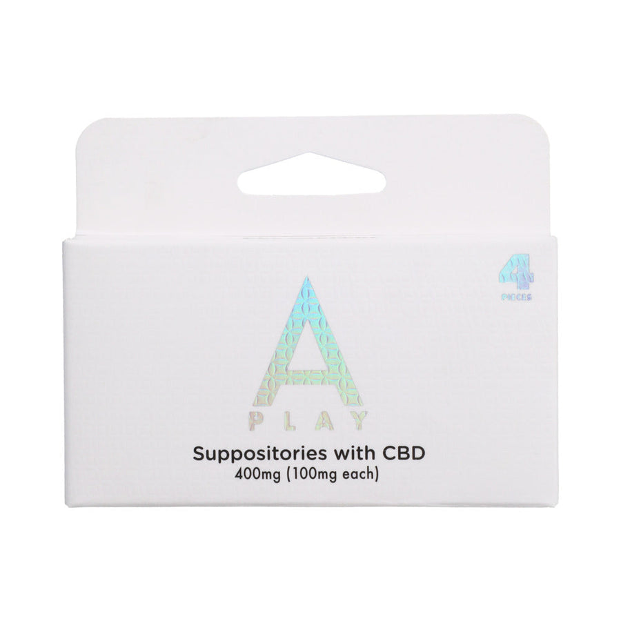 A-Play Suppositories with CBD 400mg (100mg/ea)4 pcs - Headshop.com