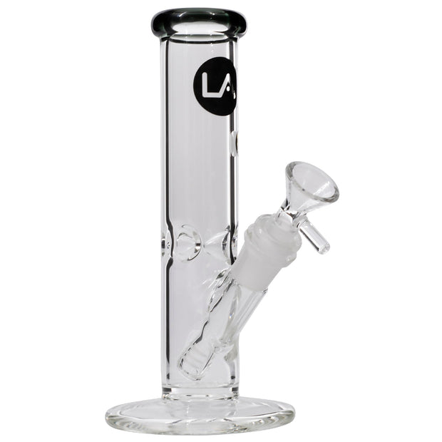 LA Pipes Straight Shooter Bong - Multiple Colors - 8" - Headshop.com