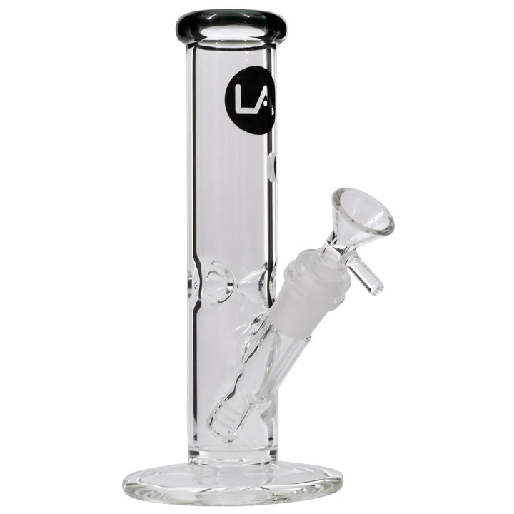 LA Pipes Straight Shooter Bong - Multiple Colors - 8" - Headshop.com