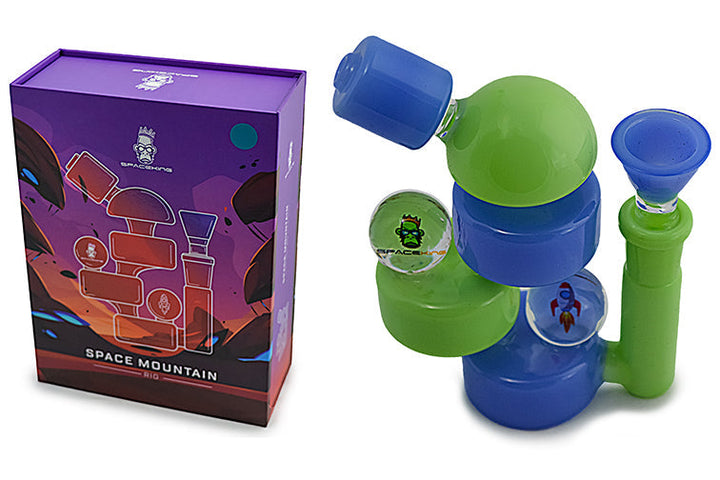 Space King Glass - 'Space Mountain' Bong - Headshop.com