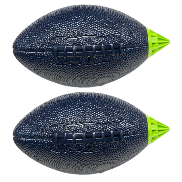 Authentic 2pk PowerHitter Football Blue & Green - Headshop.com