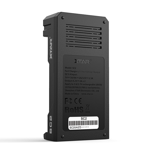 XTAR SC2 Dual Battery Charger - Headshop.com