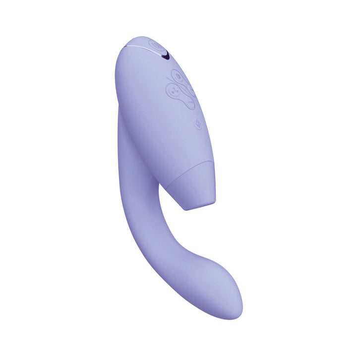 Womanizer Duo 2 Rechargeable Dual Stimulation Pleasure Air and G-Spot Vibrator Lilac - Headshop.com