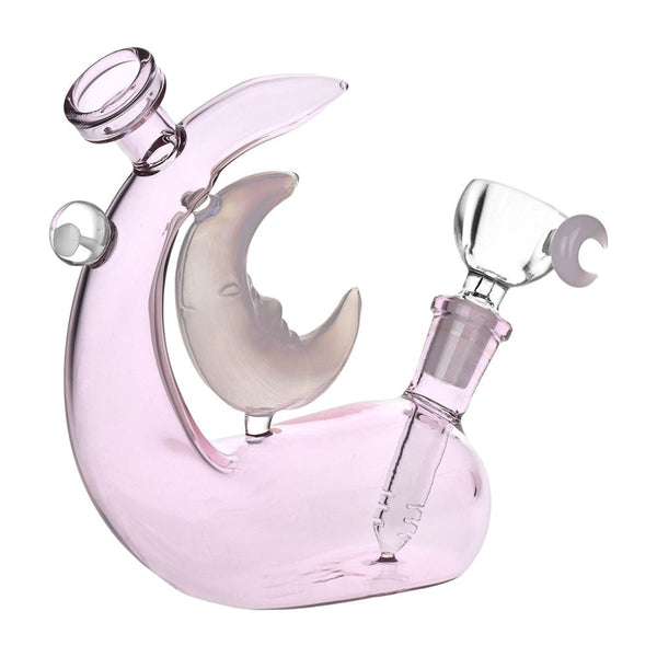 Lunar Lounger Glass Water Pipe - 5.75" / 14mm F Lunar Lounger Glass Water Pipe - 5.75" / 14mm F