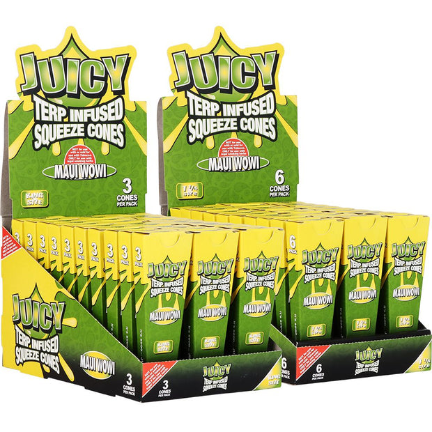 Juicy Terp Infused Squeeze Cones | Maui Wowi | 30pk Display - Headshop.com