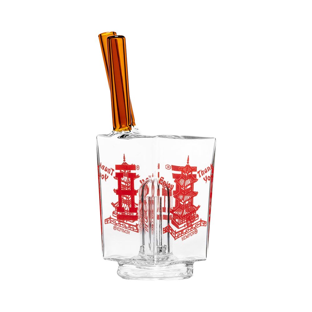 Hemper Chinese Takeout Glass Attachment for Puffco Peak & Peak Pro - 5.25 - Headshop.com