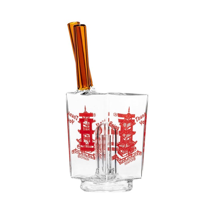 Hemper Chinese Takeout Glass Attachment for Puffco Peak & Peak Pro - 5.25 - Headshop.com