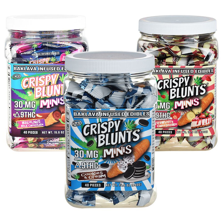 Crispy Blunts D9 Minis - 30mg/pc 40ct - Headshop.com