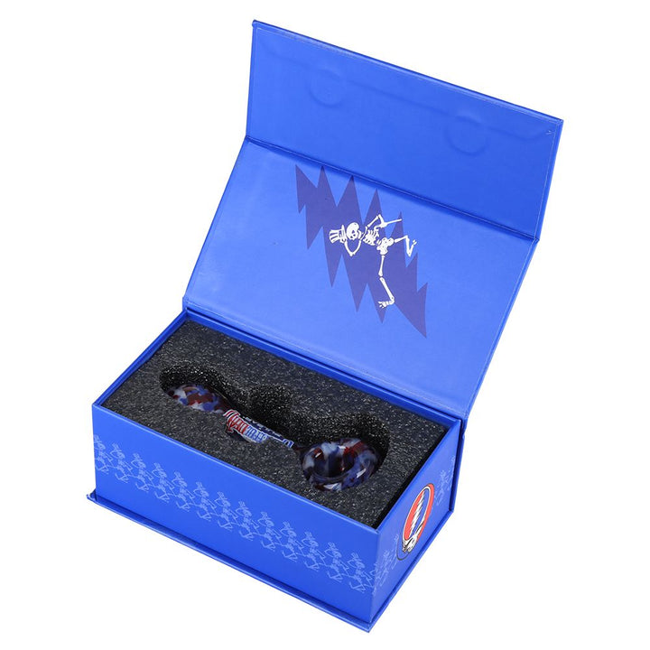 Grateful Dead x Pulsar Acid Rain Glass Spoon Pipe - 4.5" - Headshop.com