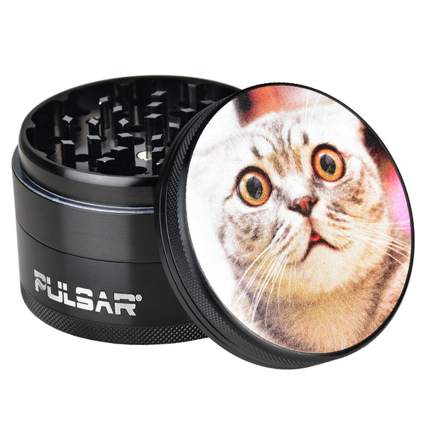 Pulsar Metal Grinder | Stoned Cat Pulsar Metal Grinder | Stoned Cat