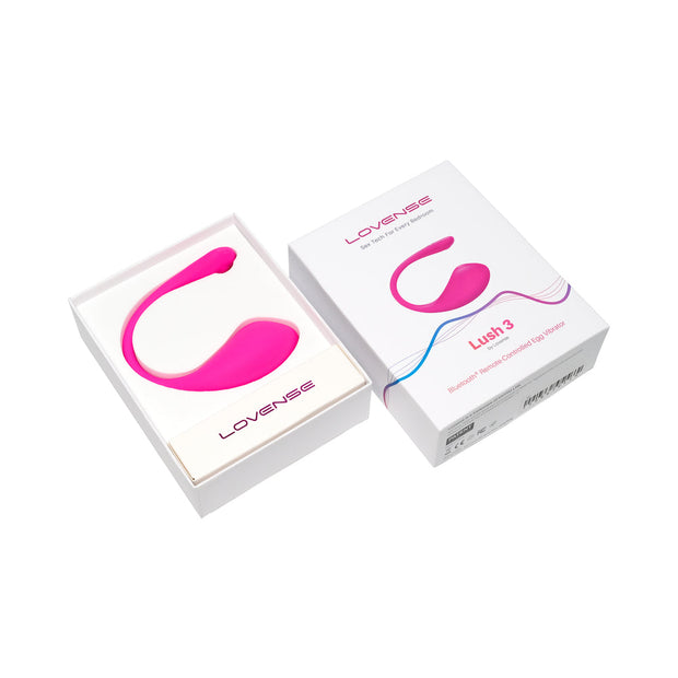 Lovense Lush 3 Bluetooth Remote-Controlled Egg Vibrator - Headshop.com