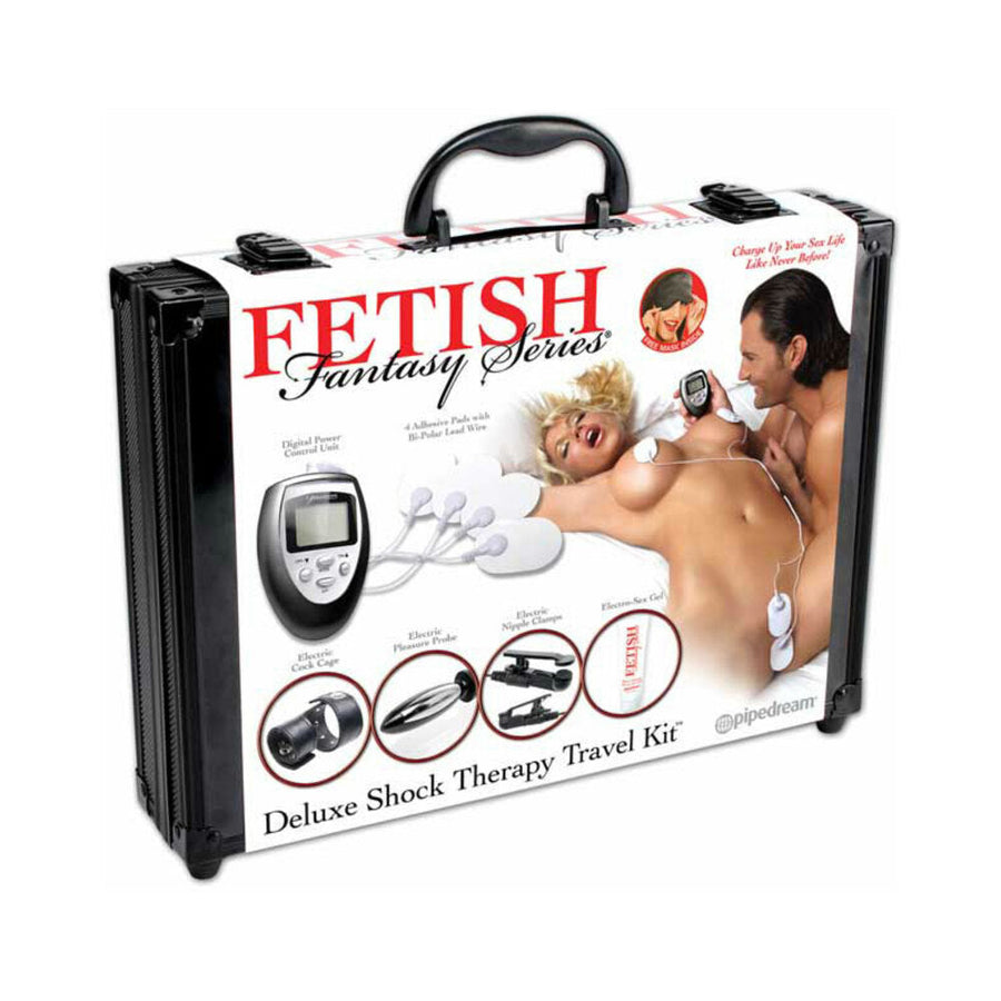 Pipedream Fetish Fantasy Series 9-Piece Deluxe Shock Therapy Travel Kit - Headshop.com