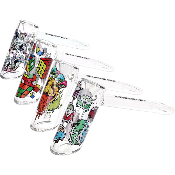 Pulsar Design Series Hammer Glass Bubbler | 8" Pulsar Design Series Hammer Glass Bubbler | 8"