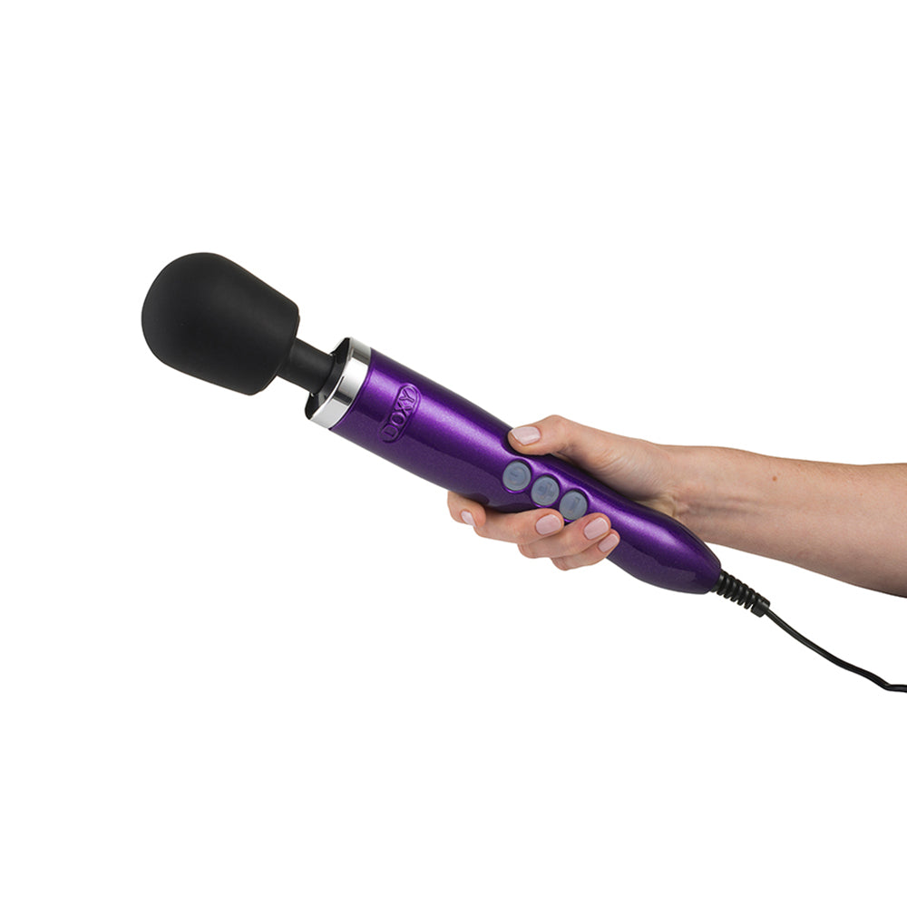 Doxy Die Cast Wand Vibrator Purple - Headshop.com