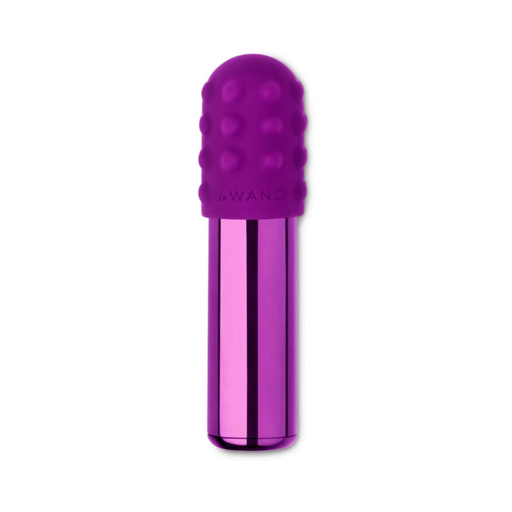 Le Wand Chrome Bullet Rechargeable Vibrator Dark Cherry - Headshop.com