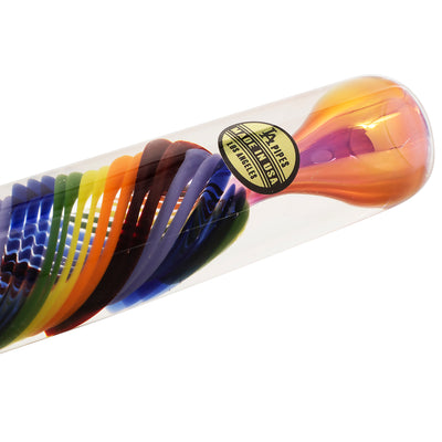 LA Pipes "Twisted Rainbow" Fumed Glass Chillum - Headshop.com