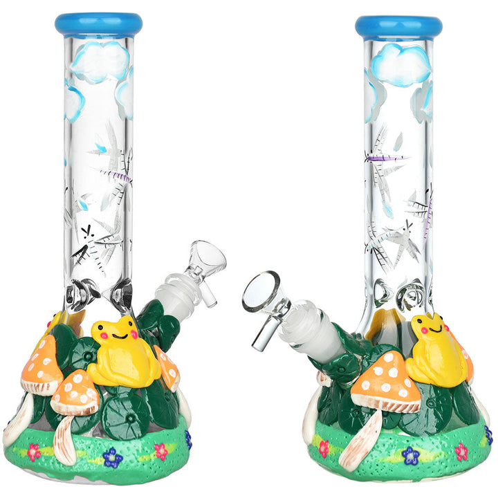 Froggy Friend Fun-guy Beaker Water Pipe | 10" | 14mm F - Headshop.com