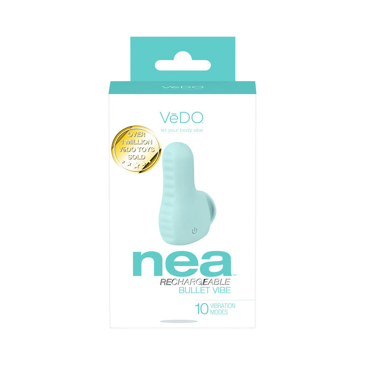 VeDO Nea Rechargeable Finger Vibe Tease Me Turquoise - Headshop.com